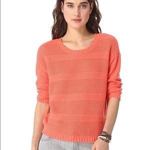 Madewell White Stitch Mix Sweater Size M